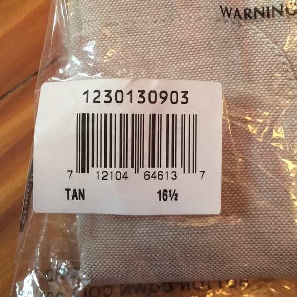 Croft & Barrow Short Sleeve Tan Dress Shirt 16 1/2 - Picture 8 of 8